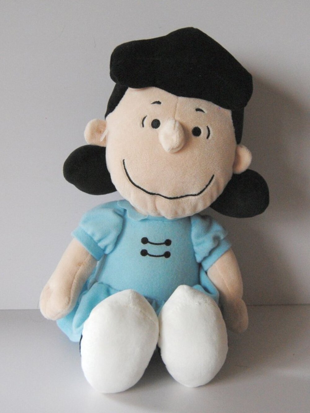 Kohl s Cares Kids Peanuts Gang Lucy 14"  Tall Plush Doll Blue Dress